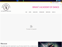 Tablet Screenshot of dancebrian.com